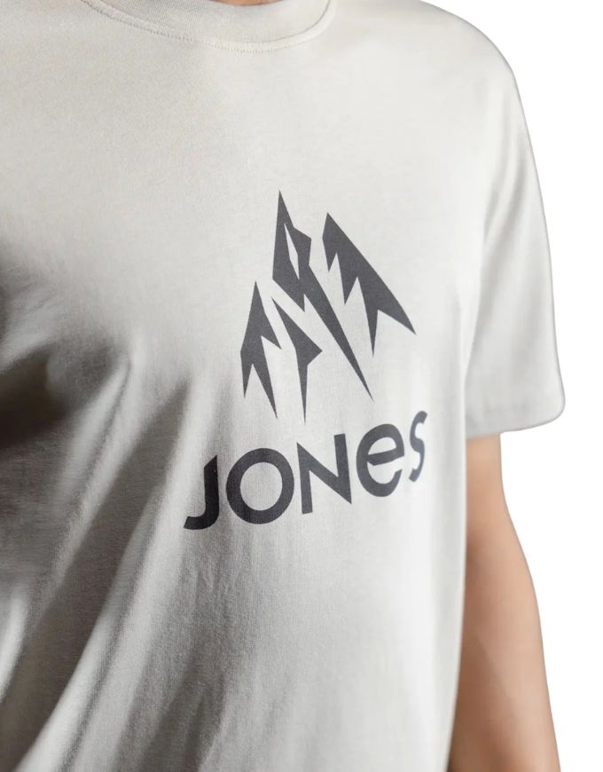 Jones Truckee Organic Cotton Tee 2026 | Smoke Grey